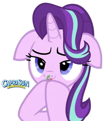 Size: 916x1052 | Tagged: safe, derpibooru import, spike, starlight glimmer, :3, bedroom eyes, caprison, image, juice, licking, micro, png, shipping, simple background, sucking, tiny, tongue out, transparent background, vector