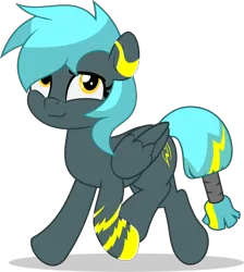 Size: 4478x5000 | Tagged: safe, artist:jhayarr23, derpibooru import, oc, oc:storm aura, pegasus, pony, fallout equestria, commission, commissioner:solar aura, fallout, female, image, mare, pegasus oc, png, simple background, tattoo, transparent background, wings