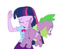 Size: 2348x1841 | Tagged: safe, artist:gmaplay, derpibooru import, spike, twilight sparkle, dog, dragon, equestria girls, butt, dragonbutt, g4, image, png, punishment, solo, spanked, spanking, spike the dog, spikebutt, spikelove, tail, the ass was fat