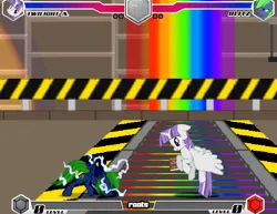 Size: 637x493 | Tagged: safe, rainbow dash, twilight sparkle, twilight sparkle (alicorn), twilight velvet, alicorn, fighting is magic, baihe, blitz (character), clone, fan game, fighting is magic - roots, g4, image, lightning, palette swap, pegasus factory, png, recolor