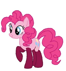 Size: 436x464 | Tagged: safe, artist:qjosh, derpibooru import, pinkie pie, earth pony, pony, female, g4, image, mare, png, simple background, transformation, transformation sequence, white background