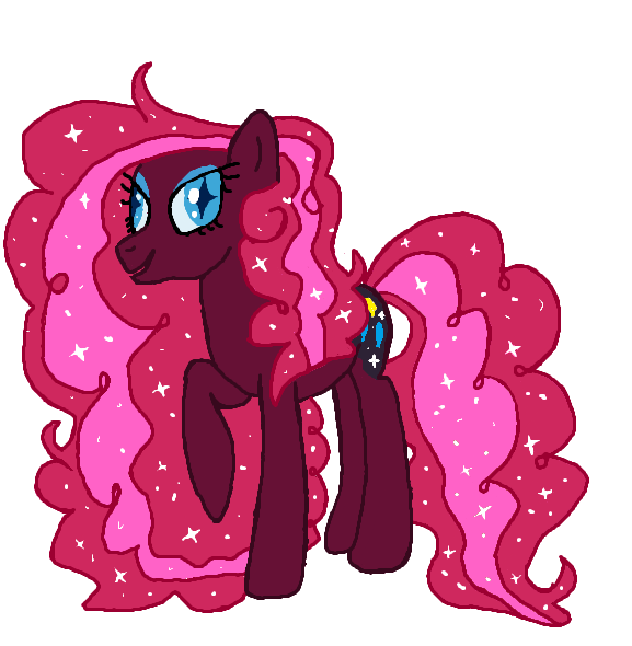 Size: 577x590 | Tagged: safe, artist:qjosh, derpibooru import, pinkie pie, earth pony, pony, derp, female, g4, image, mare, nightmare pinkie, nightmarified, png, simple background, transformation, transformation sequence, white background