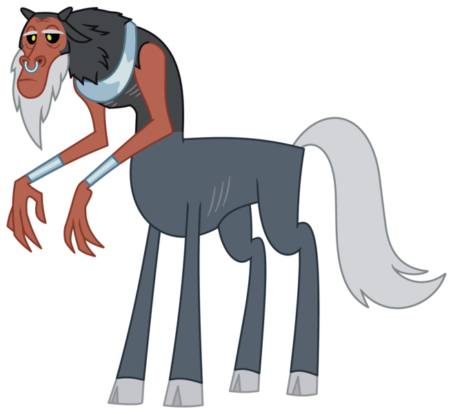 Size: 3439x3140 | Tagged: safe, artist:mlgtrap, derpibooru import, lord tirek, centaur, taur, antagonist, g4, image, male, piercing, png, simple background, solo, transparent background, vector, weak