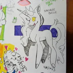 Size: 1080x1080 | Tagged: safe, derpibooru import, oc, unofficial characters only, pony, unicorn, horn, image, jpeg, traditional art