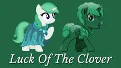Size: 2048x1152 | Tagged: safe, artist:clever clovers, artist:reececup11, derpibooru import, clover the clever, oc, oc:clever clovers, series:luck of the clover, derpibooru exclusive, image, png