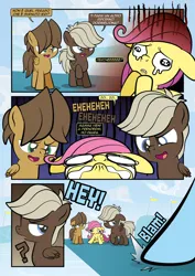 Size: 1920x2715 | Tagged: safe, artist:alexdti, derpibooru import, dumbbell, fluttershy, hoops, rainbow dash, pegasus, pony, comic:how we met (italian), colt, crying, female, filly, filly fluttershy, foal, g4, image, italian, jpeg, male, younger