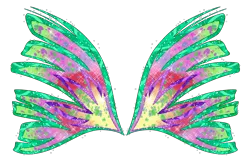 Size: 3000x2000 | Tagged: safe, artist:user15432, derpibooru import, minty (g4), colored wings, fairy wings, g4, gradient wings, green wings, image, no pony, png, simple background, sirenix, solo, transparent background, wings, winx club