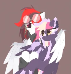 Size: 697x722 | Tagged: safe, artist:kellyren, derpibooru import, oc, unofficial characters only, pegasus, pony, colored, gift art, image, parax, pegasus oc, png, viktorylight, wings