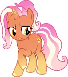 Size: 640x724 | Tagged: safe, artist:xenechun, derpibooru import, edit, luster dawn, pony, unicorn, female, g4, gradient horn, gradient legs, gradient mane, horn, image, jpeg, palette swap, recolor, reverse colors, simple background, solo, white background