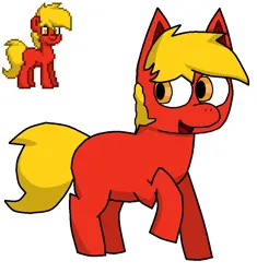 Size: 776x824 | Tagged: safe, derpibooru import, earth pony, pony, pony town, fanart, fez, hat, image, png, solo