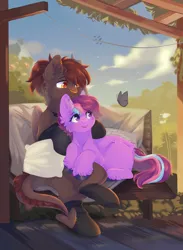 Size: 2159x2956 | Tagged: safe, artist:twinkesss, derpibooru import, oc, oc:sweet vibes, oc:whiskey dreams, unofficial characters only, image, jpeg