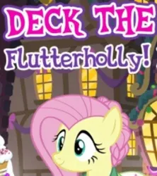 Size: 279x314 | Tagged: safe, derpibooru import, flutterholly, fluttershy, pony, a hearth's warming tail, cropped, english, female, g4, gameloft, image, mare, meme, png, text, wow! glimmer