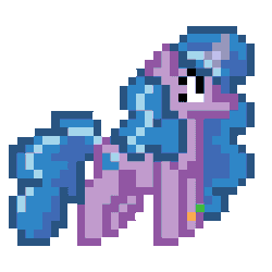 Size: 256x256 | Tagged: safe, artist:cupute, derpibooru import, izzy moonbow, pony, g5, animated, background pony, colored horn, commission, cute, digital art, gif, horn, image, izzybetes, pixel animation, pixel art, simple background, solo, transparent background, ych result