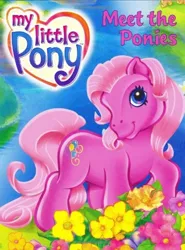 Size: 738x1000 | Tagged: safe, derpibooru import, official, pinkie pie (g3), earth pony, pony, g3, book, book cover, cover, female, image, jpeg, mare, meet the ponies (book), solo