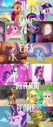 Size: 500x1200 | Tagged: safe, derpibooru import, edit, edited screencap, screencap, applejack, fluttershy, hitch trailblazer, izzy moonbow, pinkie pie, pipp petals, posey (g5), rainbow dash, rarity, starlight glimmer, sunny starscout, twilight sparkle, twilight sparkle (alicorn), zipp storm, alicorn, earth pony, pegasus, pony, unicorn, boast busters, g5, my little pony: a new generation, my little pony: make your mark, princess twilight sparkle (episode), season 1, season 2, season 5, sweet and elite, the cutie mark chronicles, the cutie re-mark, g4, hitch and his 2nd heroine, hitch and his heroine, horn, image, izzy and her heroine, jpeg, pipp and her heroine, posey and her heroine, sunny and her heroine, ta-da!, zipp and her heroine