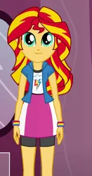 Size: 490x936 | Tagged: safe, artist:qbert2kcat, derpibooru import, sunset shimmer, equestria girls, g4, clothes swap, image, jpeg, solo