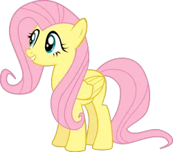 Size: 5000x4371 | Tagged: safe, artist:dropple-rd, derpibooru import, fluttershy, pegasus, pony, g4, female, image, mare, png, simple background, solo, transparent background, vector