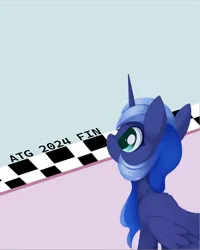 Size: 1675x2092 | Tagged: safe, artist:dusthiel, derpibooru import, princess luna, pony, atg 2024, finish line, image, newbie artist training grounds, png, solo