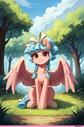 Size: 768x1166 | Tagged: safe, ai content, derpibooru import, machine learning generated, cozy glow, pegasus, female, image, jpeg, solo