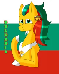 Size: 1717x2146 | Tagged: safe, artist:hiroultimate, derpibooru import, oc, ponified, unofficial characters only, pony, bulgaria, image, jpeg, nation ponies, solo