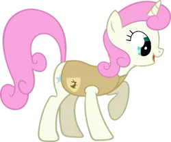 Size: 1024x853 | Tagged: safe, artist:hombre0, derpibooru import, pony, unicorn, g3, g4, female, horn, image, mare, png, raised hoof, simple background, solo, transparent background, vector, winter wrap up vest