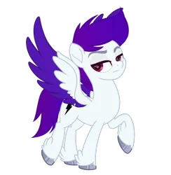 Size: 4019x4110 | Tagged: safe, artist:ramixe dash, derpibooru import, oc, oc:lightning stars, unofficial characters only, pegasus, pony, g4, g5, base used, g5 to g4, generation leap, image, png, simple background, solo, transparent background