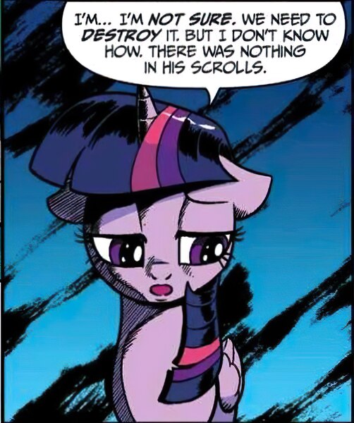 Size: 2328x2784 | Tagged: safe, artist:pencils, derpibooru import, idw, twilight sparkle, alicorn, pony, g4, spoiler:comic, spoiler:comic73, chiaroscuro, image, jpeg, official comic