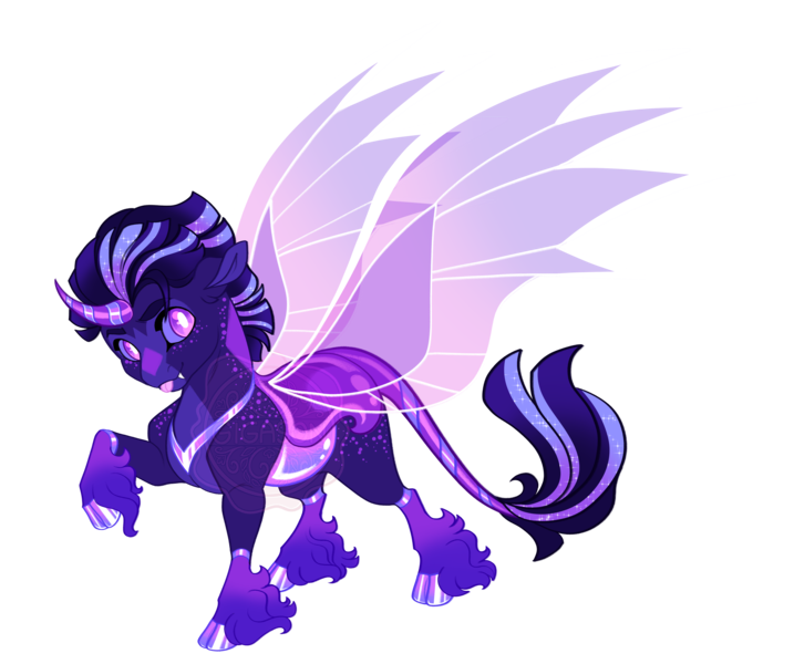 Size: 4300x3600 | Tagged: safe, artist:gigason, derpibooru import, oc, oc:indicum shield, changepony, hybrid, image, png, raised hoof, simple background, solo, tongue out, transparent background