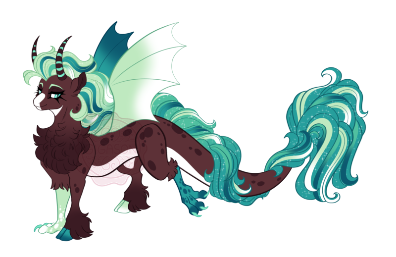 Size: 5400x3500 | Tagged: safe, artist:gigason, derpibooru import, oc, oc:meadowlark, draconequus, hybrid, image, interspecies offspring, offspring, parent:discord, parent:princess celestia, parents:dislestia, png, simple background, solo, transparent background