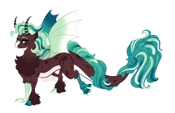 Size: 5400x3500 | Tagged: safe, artist:gigason, derpibooru import, oc, oc:meadowlark, draconequus, hybrid, image, interspecies offspring, offspring, parent:discord, parent:princess celestia, parents:dislestia, png, simple background, solo, transparent background