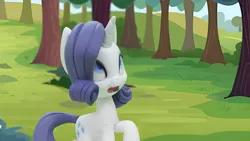 Size: 1920x1080 | Tagged: safe, derpibooru import, edit, edited screencap, screencap, rarity, pony, unicorn, g4, gem of a problem, my little pony: pony life, my little pony: stop motion short, concerned, cute, horn, image, png