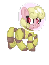 Size: 1080x1440 | Tagged: safe, artist:shaslan, derpibooru import, oc, oc:puppysmiles, unofficial characters only, pony, fallout equestria, fallout equestria: pink eyes, digital art, fanfic art, image, pixel art, png, simple background, solo, transparent background