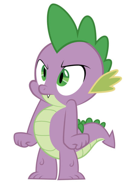 Size: 5000x6667 | Tagged: safe, artist:broneill95, derpibooru import, spike, dragon, g4, the crystal empire, .ai available, absurd resolution, image, male, png, simple background, solo, transparent background, vector