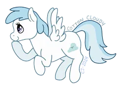 Size: 857x613 | Tagged: safe, artist:raven--splash, derpibooru import, cotton cloudy, pegasus, pony, g4, cute, female, filly, flying, foal, image, png, simple background, solo, transparent background