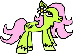 Size: 799x590 | Tagged: safe, artist:sillaycritt3r, derpibooru import, oc, unofficial characters only, pony, g5, female, flower, flower in hair, g5 oc, g5 speculation, image, mare, png, simple background, smiling, solo, tail, transparent background, unshorn fetlocks