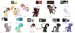 Size: 1920x841 | Tagged: safe, artist:nightlightapocalypse, derpibooru import, pony of shadows, rolling thunder, shadow lock, oc, oc:butter cream, oc:cutie cupid, oc:dabria, oc:dark bat, oc:ghost, oc:grub, oc:insomnia, oc:melly, oc:moon light, oc:wicked, alicorn, bat, bat pony, cat, cat pony, demon, demon pony, dinosaur, dracony, dragon, earth pony, fish, hybrid, light fury, original species, pony, unicorn, velociraptor, adopted offspring, adventure time, alicorn oc, alien (franchise), base used, bat pony oc, bat wings, belly scales, black sclera, blaze (coat marking), blue (jurassic park), cat nose, cat tail, coat markings, colored horn, colored pupils, colored sclera, crack ship offspring, crack shipping, crossover, crossover ship offspring, crossover shipping, crossverse (nightlightapocalypse), facial markings, fangs, female, flerken, floating, flying, gills, goose (marvel), gradient horn, gradient mane, gradient tail, gray eyes, gray sclera, green eyes, green pupils, green sclera, half-siblings, hazbin hotel, hellaverse, horn, how to train your dragon, hybrid oc, ice worm, image, indoraptor, lady rainicorn, lucky bat (uglydoll), male, mare, marvel, offspring, orange eyes, pale belly, parent:bendy, parent:blue (jurassic park), parent:cuphead, parent:goose (marvel), parent:ice worm, parent:indoraptor, parent:lady rainicorn, parent:light fury, parent:lucky bat (uglydoll), parent:phantom (minecraft), parent:pony of shadows, parent:rolling thunder, parent:sandbar, parent:shadow lock, parent:smaug the golden, parent:titan holefish, parent:vaggie, paws, phantom (minecraft), png, ponytail, purple mouth, purple sclera, rainbow tail, rainicorn, shipping, simple background, slit pupils, smaug the golden, spread wings, stallion, standing, stripes, subnautica, tail, teal eyes, transparent background, uglydoll, vaggie, wings, yellow eyes, yellow pupils, yellow sclera