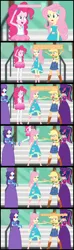 Size: 1920x6480 | Tagged: safe, artist:cartoonmasterv3, derpibooru import, applejack, fluttershy, pinkie pie, rarity, twilight sparkle, human, undead, zombie, equestria girls, g4, british, clothes, dress, humanized, image, infected, long dress, long skirt, png, skirt