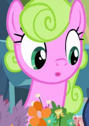 Size: 191x272 | Tagged: safe, derpibooru import, screencap, daisy, flower wishes, pony, :o, image, open mouth, png, solo