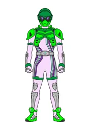 Size: 2480x3508 | Tagged: safe, derpibooru import, editor:pascalmulokozi2, starlight glimmer, g4, armor, clothes, image, kamen rider, kamen rider ex-aid, png, simple background, solo, suit, tokusatsu, white background