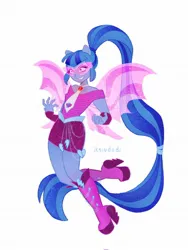 Size: 1536x2048 | Tagged: safe, artist:iksiudodi_, derpibooru import, part of a set, sonata dusk, human, equestria girls, g4, alternate clothes, image, jpeg, ponied up, simple background, solo, transparent background, wings