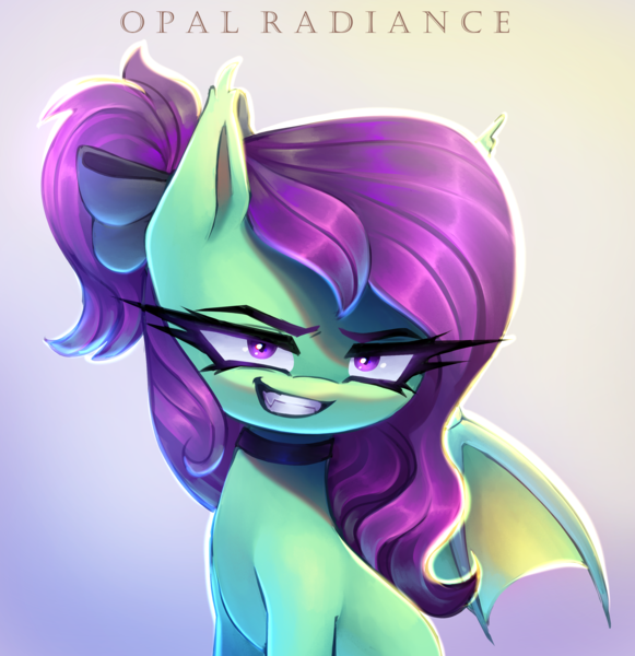 Size: 2907x3000 | Tagged: safe, artist:opal_radiance, derpibooru import, oc, oc:greenfeather, bat pony, bat pony oc, bat wings, image, png, solo, wings