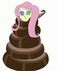 Size: 3277x4096 | Tagged: safe, alternate version, artist:hiromasayoshi, derpibooru import, fluttershy, human, snake, equestria girls, g4, alternate, butterfly hairpin, coils, female, gulp, hypno eyes, hypnoshy, hypnosis, hypnotized, image, jpeg, kaa eyes, simple background, solo, squeeze, squeezing, white background, wrapped snugly, wrapped up