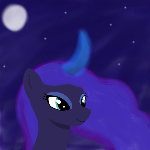 Size: 2048x2048 | Tagged: safe, artist:trrrebleee, artist:trrriple0dds, derpibooru import, princess luna, alicorn, artwork, drawing, image, painting, png