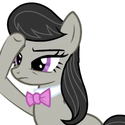 Size: 300x300 | Tagged: safe, derpibooru import, octavia melody, pony, image, png, salute