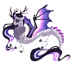 Size: 5100x4500 | Tagged: safe, artist:gigason, derpibooru import, oc, oc:witching hour, unofficial characters only, draconequus, hybrid, pony, colored wings, image, interspecies offspring, multicolored wings, offspring, parent:discord, parent:twilight sparkle, parents:discolight, png, simple background, solo, transparent background, wings