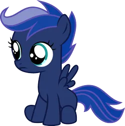 Size: 1920x1926 | Tagged: artist needed, source needed, safe, anonymous artist, derpibooru import, edit, princess luna, scootaloo, pegasus, pony, alternate color palette, female, filly, foal, fusion, fusion:princess luna, fusion:scootaloo, image, png, solo, solo female