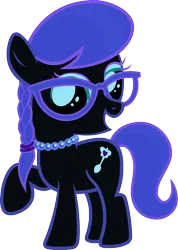 Size: 1920x2690 | Tagged: artist needed, source needed, safe, anonymous artist, derpibooru import, edit, nightmare moon, silver spoon, earth pony, pony, clothes, cute, female, filly, foal, fusion, fusion:nightmare moon, fusion:silver spoon, glasses, image, jewelry, necklace, open clothes, open shirt, pearl necklace, png, silverbetes, solo