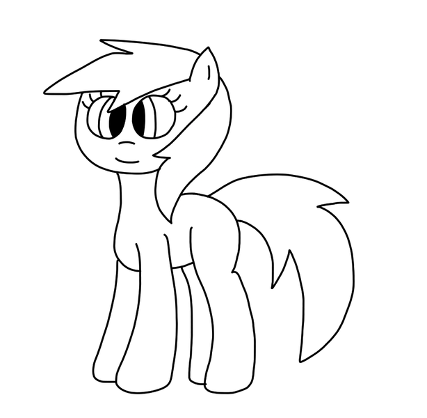 Size: 902x882 | Tagged: safe, artist:luisegirls23, derpibooru import, earth pony, pony, g4, aura (g4), aurabetes, background pony, black and white, blank flank, closed mouth, cute, female, filly, foal, grayscale, image, lineart, monochrome, png, simple background, smiling, white background