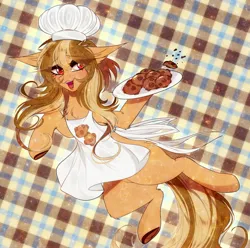 Size: 3529x3507 | Tagged: safe, artist:krissstudios, ponerpics import, oc, unofficial characters only, pony, baker, female, image, jpeg, mare