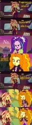 Size: 1920x7550 | Tagged: safe, artist:ktd1993, derpibooru import, edit, edited screencap, screencap, adagio dazzle, aria blaze, sunset shimmer, equestria girls, g4, alvin and the chipmunks, comic, equestria girls specials, image, jpeg, my little pony equestria girls: sunset's backstage pass, screencap comic